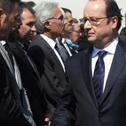Un policier refuse de serrer la main à Hollande et Walls 